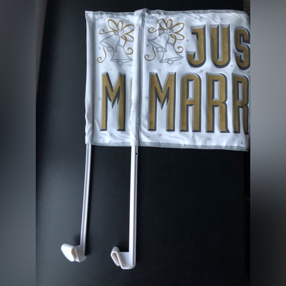 2 Just Married Signs for car - Picture 2 of 4